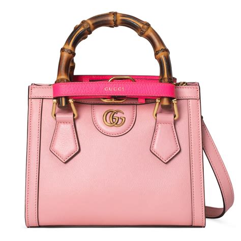 gucci fuschia hot pink tote bag|gucci mini diana tote.